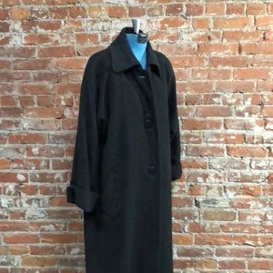 Vintage Christian Dior Long Wool Coat